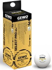 Gewo Select Pro 40+ set loptica za stolni tenis, 3 komada