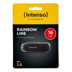 Rainbow Line USB memorijski stick, USB 2.0, 16 GB, crni