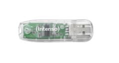 Intenso Rainbow Line USB memorijski stick, USB 2.0, 32 GB proziran