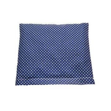 Torf Jastuk s košticama trešnje, plavi s točkicama, 18 x 19 cm