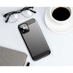 MG Carbon Case Flexible silikonska maska iPhone 12 Pro Max, crno