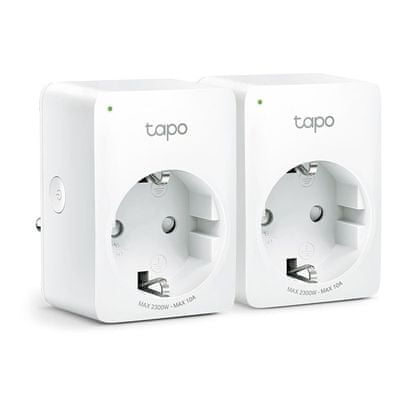 TP-LINK Tapo P100 Mini Smart Wi-Fi vtičnica, 2 kosa