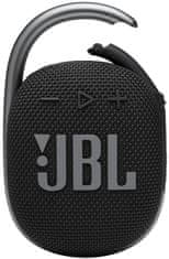 JBL Clip 4 prijenosni zvučnik, crna