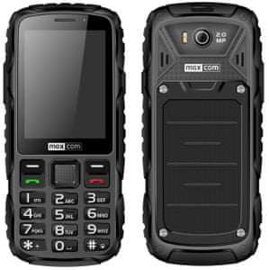 vanjski mobitel na tipkama maxcom mm920 1400 mah baterija ip67 otpor za kartice otpor do 32 GB 2 mpx stražnja kamera velike tipke