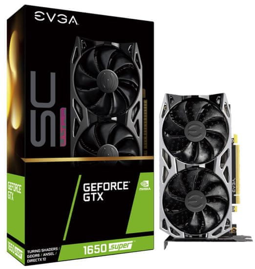 Evga SC Ultra Gaming GeForce GTX 1650 SUPER grafička kartica, 4 GB GDDR6