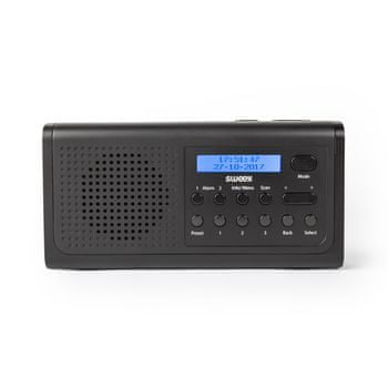 Sweex DAB+ radio, crni