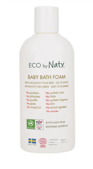 ECO by Naty Eco dječja pjena za kupanje, 200 ml