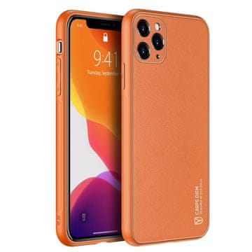 Dux Ducis Yolo kožna maska za iPhone 11 Pro Max, naranča