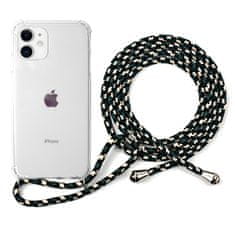 EPICO Nake String Case za iPhone 11, bijela/crno bijela 42410101000021