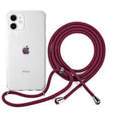 EPICO Nake String Case za iPhone 11 42410101400006, bijela, transparentna, crvena