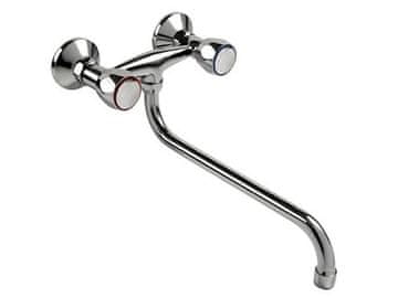 BALLETTO Slavina za umivaonik/sudoper (85014) miješalica za umivaonik/sudoper, 100 mm, ruka 25 cm, keramički ventil, krom