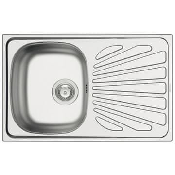 PYRAMIS Kuhinjski sudoper od nehrđajućeg čelika CRETA 1B 1D MARGARITA stainless steel 18/10, 75.5 x 48cm