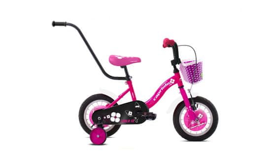 Capriolo Dječji bicikl BMX 12HT Viola, ružičasto-bijeli