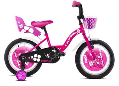 Capriolo BMX 16HT VIOLA dječji bicikl, roza-bijela