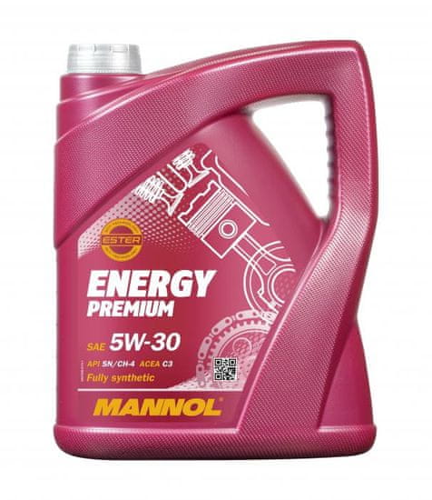 Mannol Energy Premium motorno ulje, 5W-30 C3, 5 l