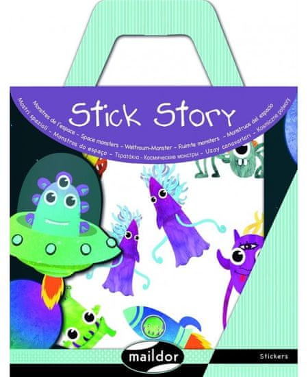 Maildor Stick Story set naljepnica, Svemirska čudovišta