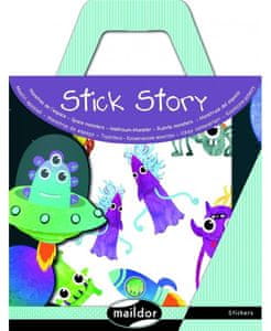  Maildor Stick Story set naljepnica, Svemirska čudovišta 