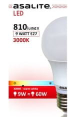 Asalite LED svjetiljka, E27, 9 W, 3000 K, 810 lm