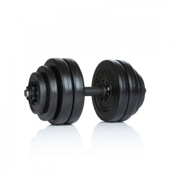 Gymstick Vinyl Dumbell set utega, 15 kg