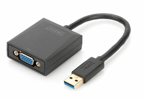 Inter-tech Digitus USB 3.0 v VGA adapter, 5 cm