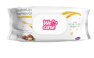 Violeta We Care maramice Make Up, s arganovim uljem, vlažne, 60/1