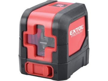 Extol Premium Laserski mjerač (8823306) zeleni linearni, križni samonivelirajući