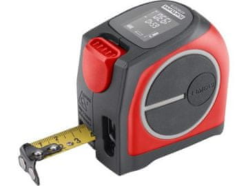 Fortum Laserski mjerač (4780275) laserski metar od 40 m u kombinaciji s mjernom trakom od 5 m, laser: 0,129 - 40 m
