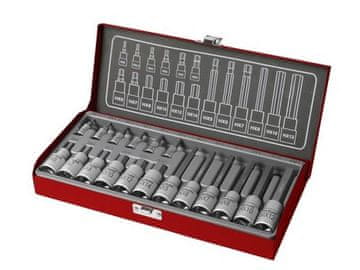 Fortum Utične glave (4700008) Imbus nastavci, set od 18, 61CrV5