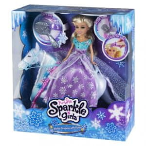  Zimska princeza Sparkle Girlz s konjem. 