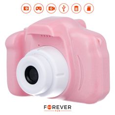 Forever SKC-100 dječji fotoaparat s kamerom, roza