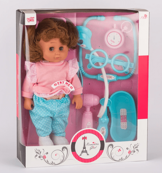 SELIS igračka lutka doktor sa zvukom, 30 cm