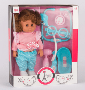  igračka lutka doktor sa zvukom, 30 cm 