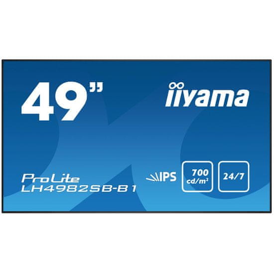 iiyama Prolite IPS FHD informacijski monitor (LH4982SB-B1)