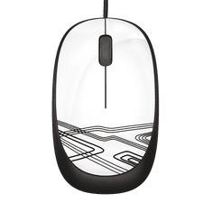 Logitech miš M105, USB, bijela