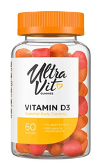 UltraVit vitamin D3, 60 bombona