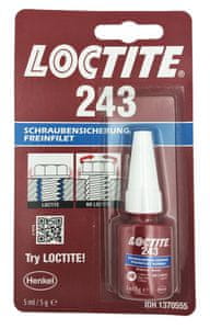   Loctite 243 zaštita za navoje, srednje jačine, 5 ml 