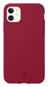  Celullarline Sensation maska iPhone 12 Mini, silikonska, crvena 