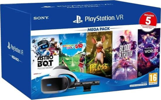 Sony PlayStation VR MK5 Mega Pack 3 komplet za virtualnu stvarnost