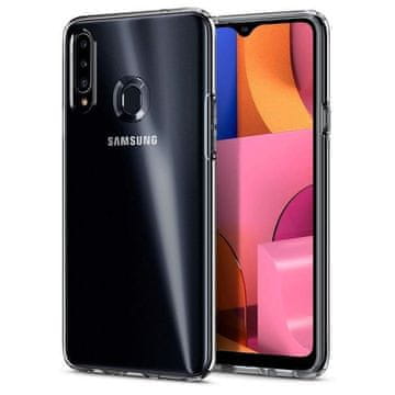 Spigen Liquid Crystal silikonska maska za Samsung Galaxy A20s, proziran