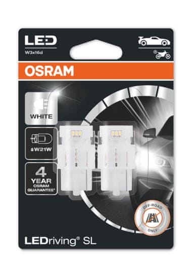 Osram LED žarulja W21W LEDriving® SL 12V 7505DWP-02B