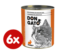 Dibaq konzerva za mačke DON GATO, zečetinom, 10x 415 g