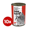 Don Gato konzerva za mačke s govedinom, 10x 415 g