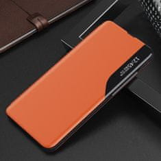 MG Eco Leather View preklopna maska za Huawei P40, naranča