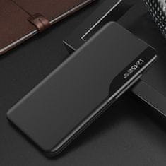 MG Eco Leather View preklopna maska za Huawei P40, crno