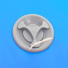 Vidaxl Gimnastički valjak na napuhavanje s crpkom 120x90 cm PVC plavi