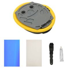 Vidaxl Gimnastički valjak na napuhavanje s crpkom 120x90 cm PVC plavi