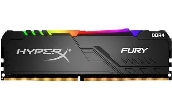 Kingston HyperX Fury RGB memorija (RAM), DDR4 16 GB, 3000 MHz (HX430C16FB4A/16)