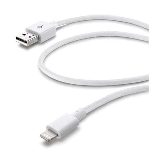 CellularLine USB kabel, Lightning konektor, 3m, bijela