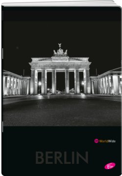 Elisa bilježnica Cities by Night, A4, bez crta, 52-listova, 10/1