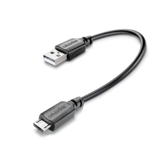 CellularLine USB kabel, MicroUSB, kratki
